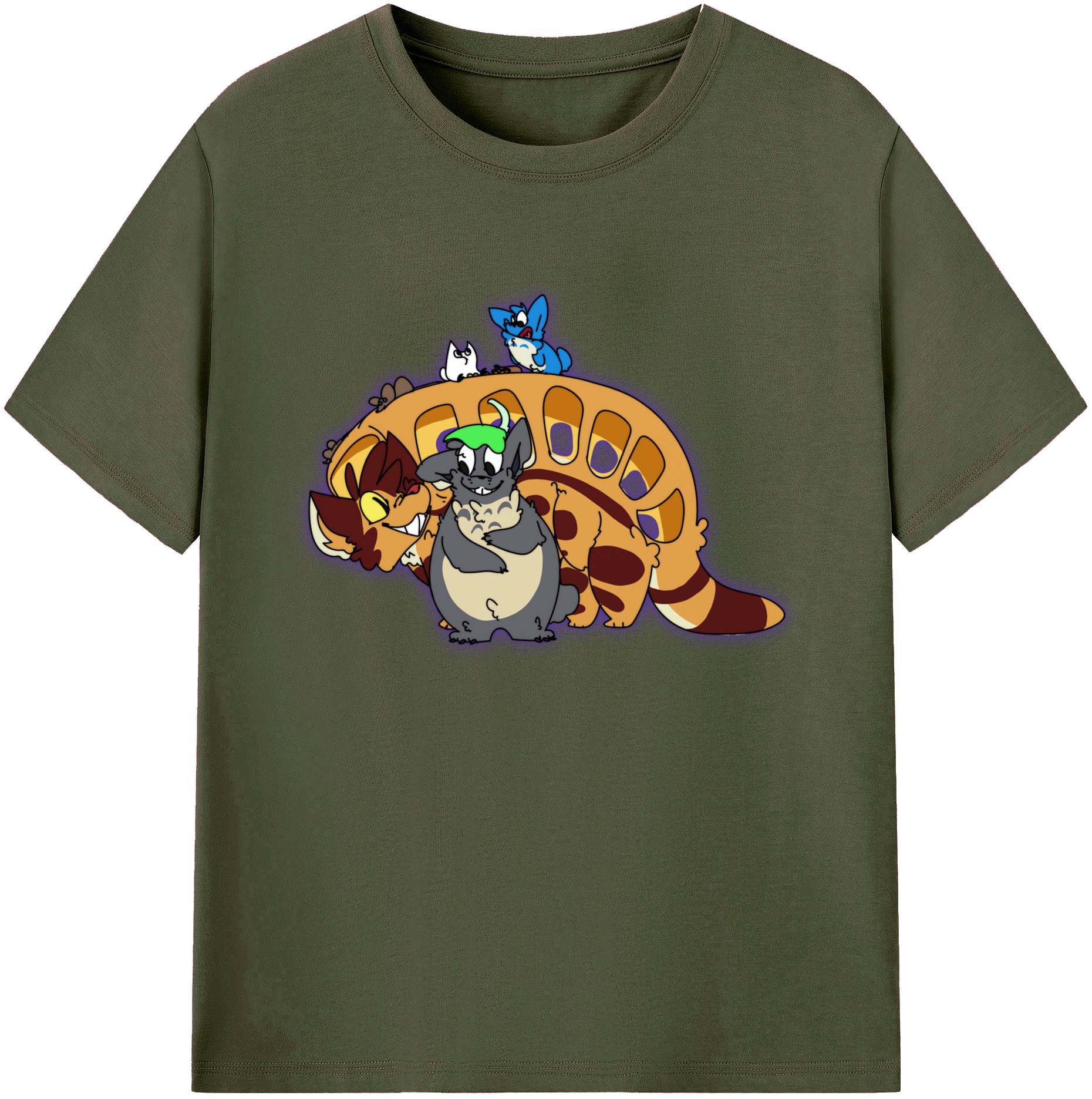 （画像用） となりのトトロ 草壁メイ 草壁サツキ My Neighbor Totoro Satsuki Kusakabe Mei Kusakabe 綿100％ メンズ半袖Tシャツ｜肌触りやわらか＆通気性